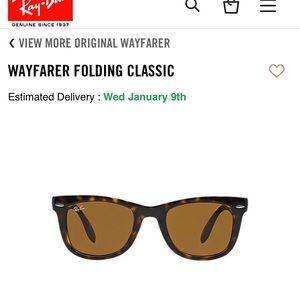 Ray-Ban Wayfarer Folding Classic RB4105